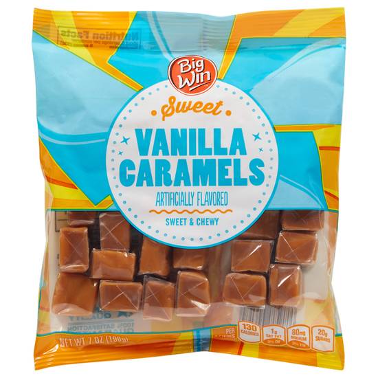 Order Big Win Sweet Vanilla Caramels (7 oz) food online from Rite Aid store, Yamhill County on bringmethat.com