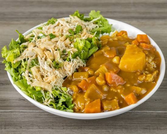 Order Curry Veggie Deluxe food online from Rascals Teriyaki Grill store, Torrance on bringmethat.com