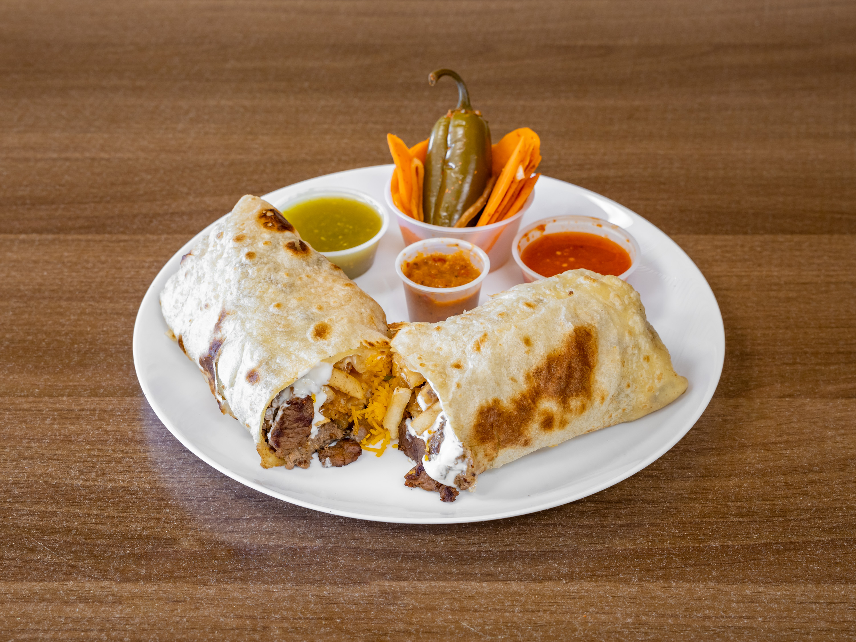 Order California Burrito food online from Albertacos Mexican Food store, Orange on bringmethat.com