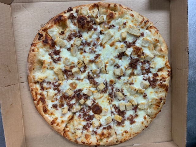 Order Bacon Ranch Pizza food online from Papa Jays Pizzeria store, Dover on bringmethat.com