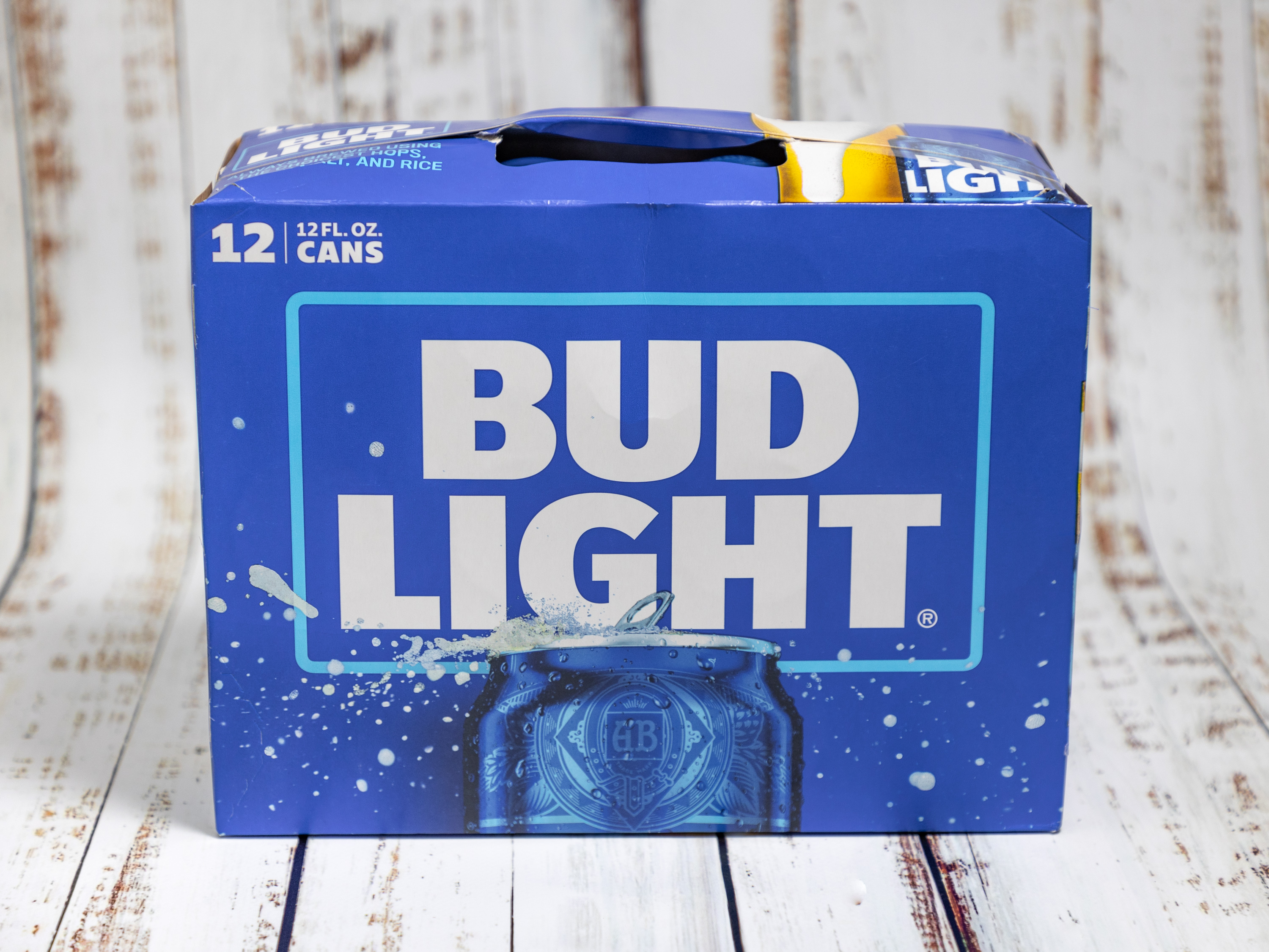 Order Bud Light, 12 Pack 12 oz. Can Beer food online from Alessandro Liquor store, Riverside on bringmethat.com