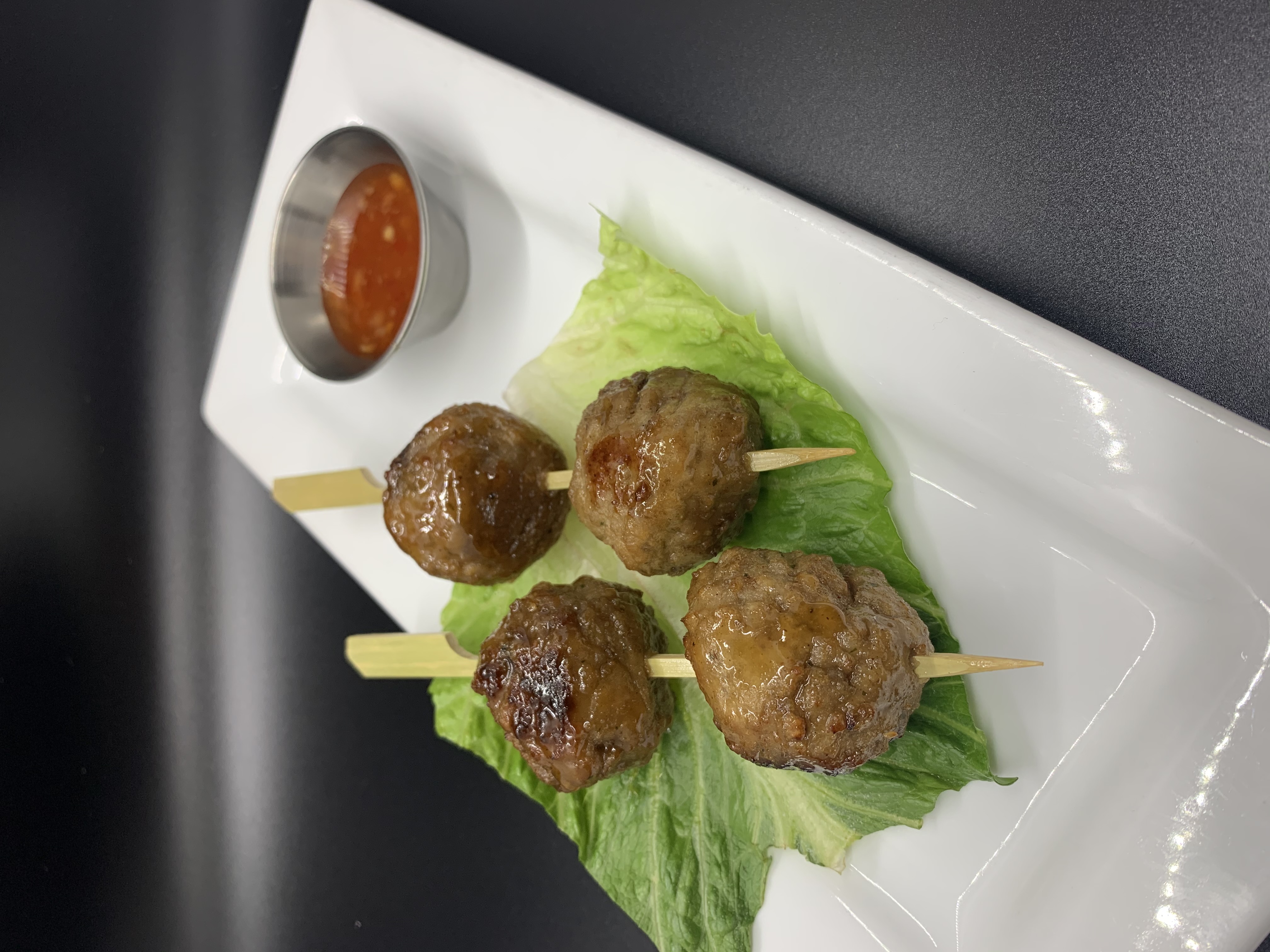 Order Grilled Beef Meatballs food online from House Of Pong store, Claremont on bringmethat.com