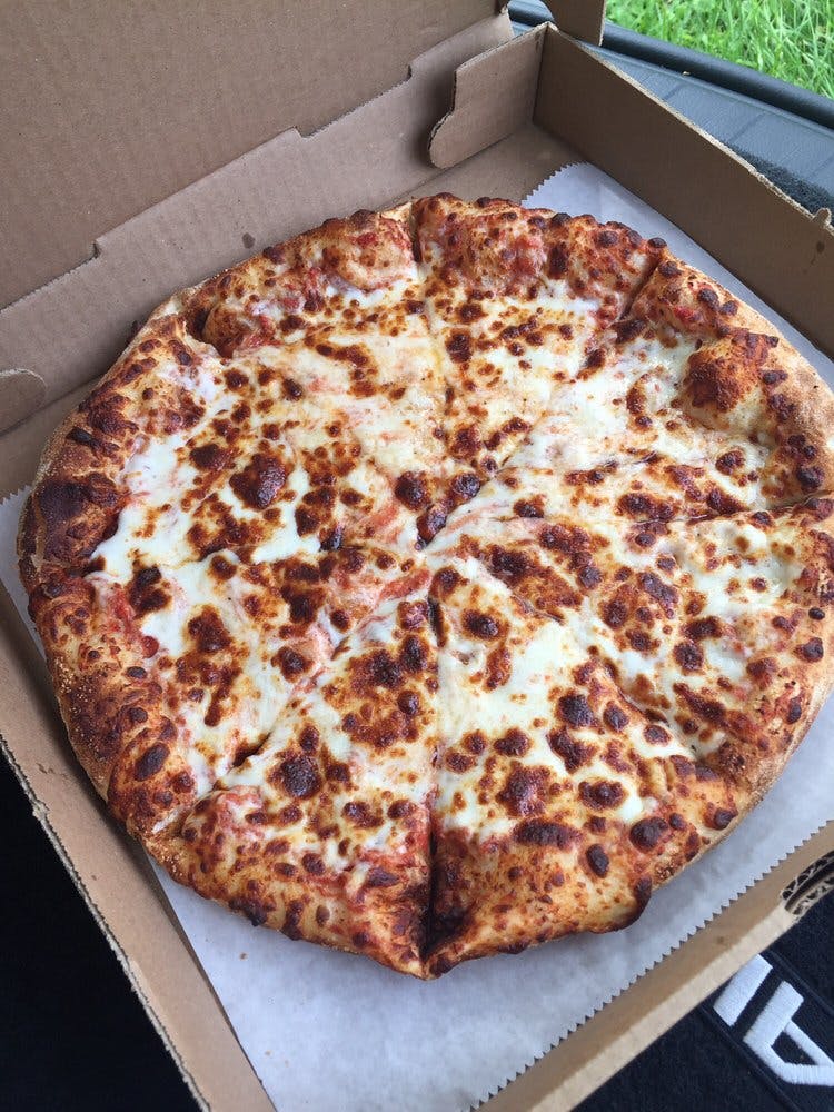Order Cheese Pizza - Personal food online from Peters Pizza & Roast Beef store, Wilmington on bringmethat.com