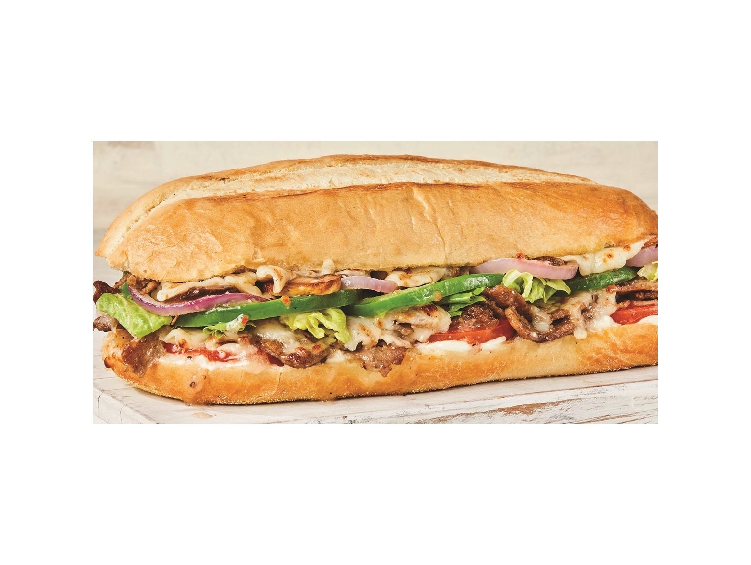 Order Steak Sub food online from Vocelli Pizza store, Frederick on bringmethat.com