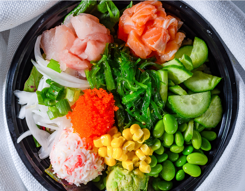 Order 2 Scoops Bowl food online from Poke Poki store, La Verne on bringmethat.com