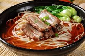 Order Pork Rib Noodle Soup 排骨汤面 food online from Grand Sichuan store, Jersey City on bringmethat.com