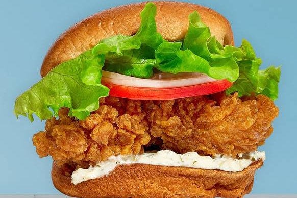 Order The Original Fried Chicken Sandwich food online from Gogo Chicken Wings store, San Diego on bringmethat.com