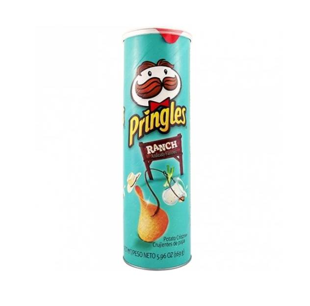 Order Pringles Flavored Potato Chips, Ranch  food online from Windy City Liquor Market store, El Cajon on bringmethat.com