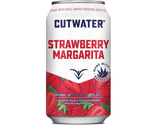 Order Cutwater Strawberry Marg 12oz,10% ABV food online from Hooters store, Irving on bringmethat.com