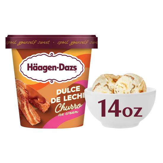 Order Haagen-Dazs Dulce De Leche Churro Ice Cream, 14oz food online from CVS store, SAN ANTONIO on bringmethat.com