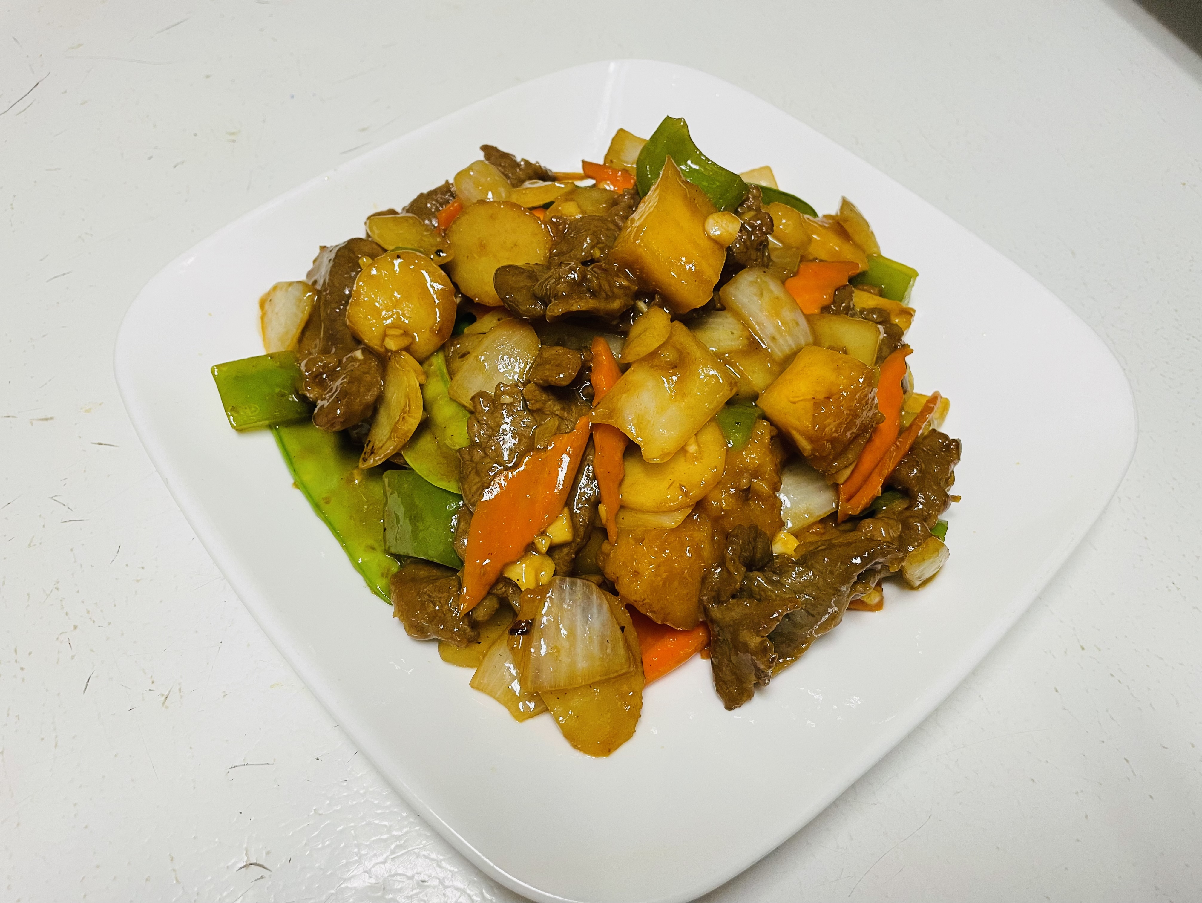Order Pineapple with Beef Chow Yuk food online from Rainbow House store, Albany on bringmethat.com