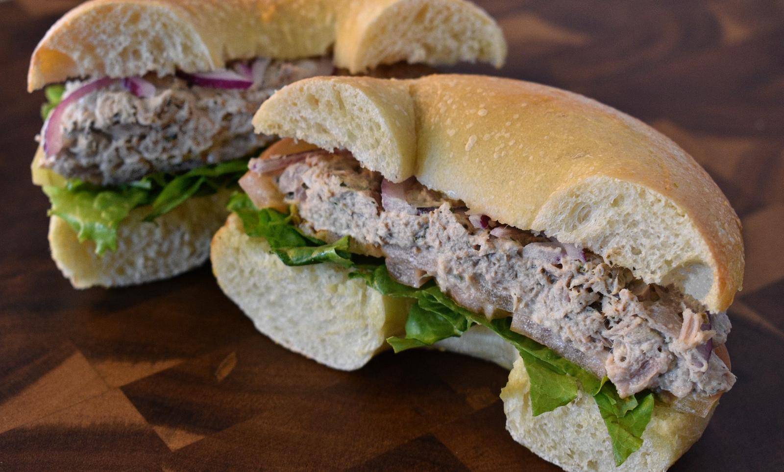 Order Tuna Salad Sandwich food online from Bagel Nosh store, Gilbert on bringmethat.com