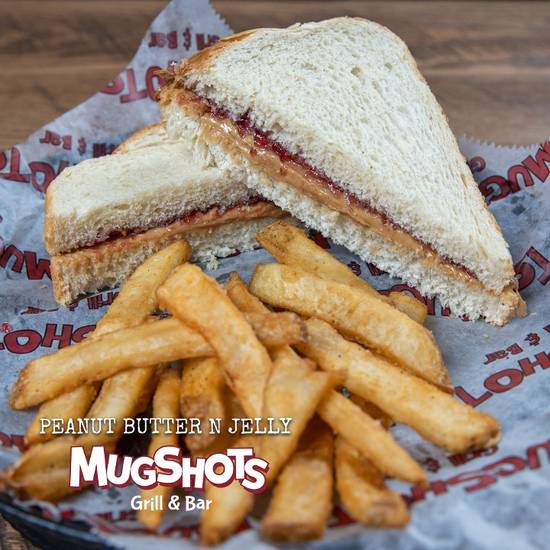 Order PEANUT BUTTER-N-JELLY food online from Mugshots Grill & Bar store, Starkville on bringmethat.com
