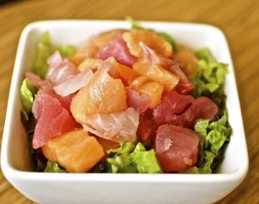 Order Sashimi Salad food online from Jidaiya Sushi store, Rohnert Park on bringmethat.com