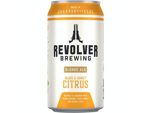 Order Revolver Blood & Honey Citrus Blonde - 6x 12oz Cans food online from Goody Goody Liquor store, Dallas on bringmethat.com