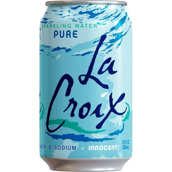 Order Lacroix Pure Sparkling Water food online from Deerings Market store, Traverse City on bringmethat.com