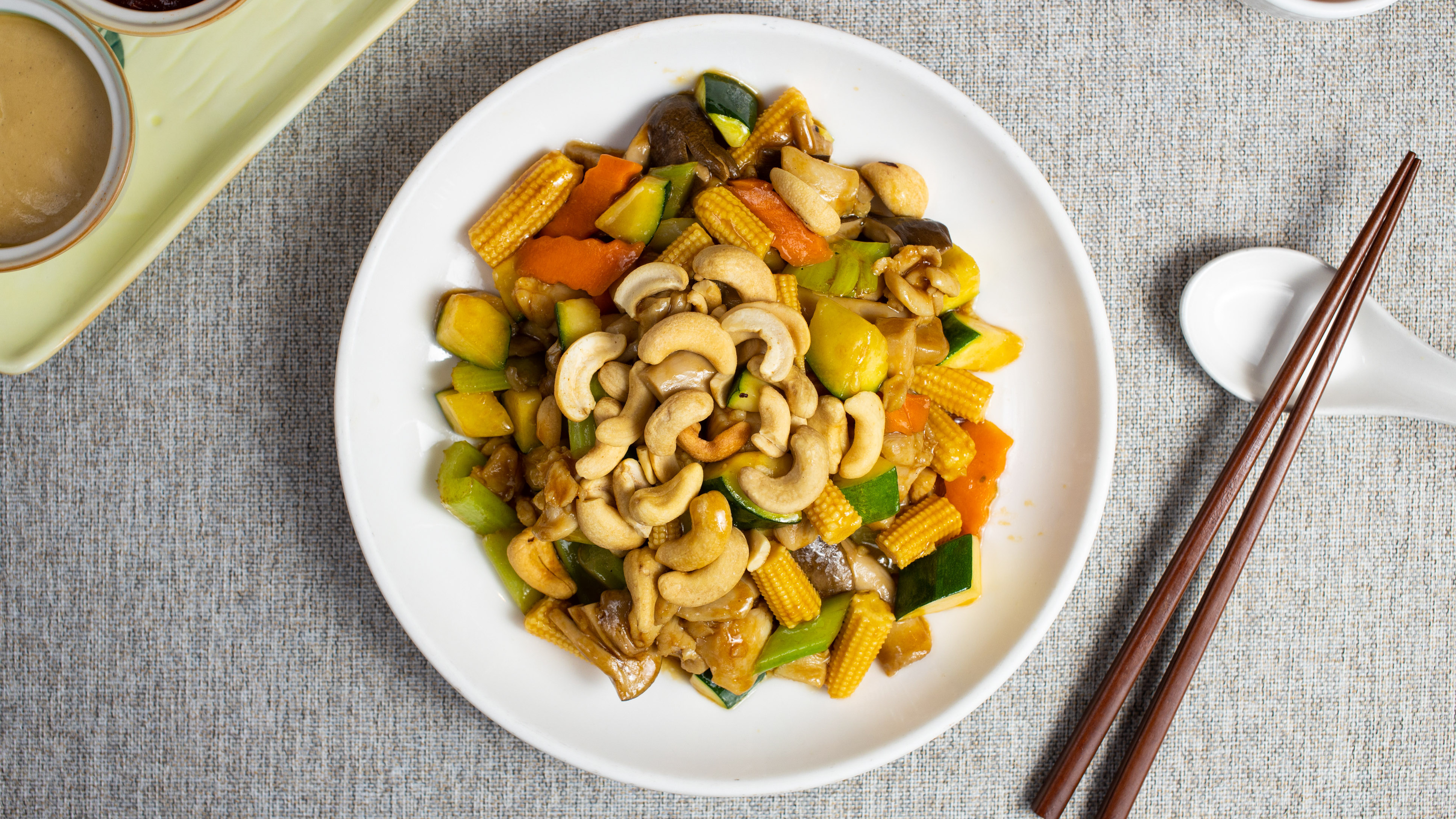 Order Chicken Cashew Later腰果雞 food online from Fortune Cookie Chinese store, San Francisco on bringmethat.com