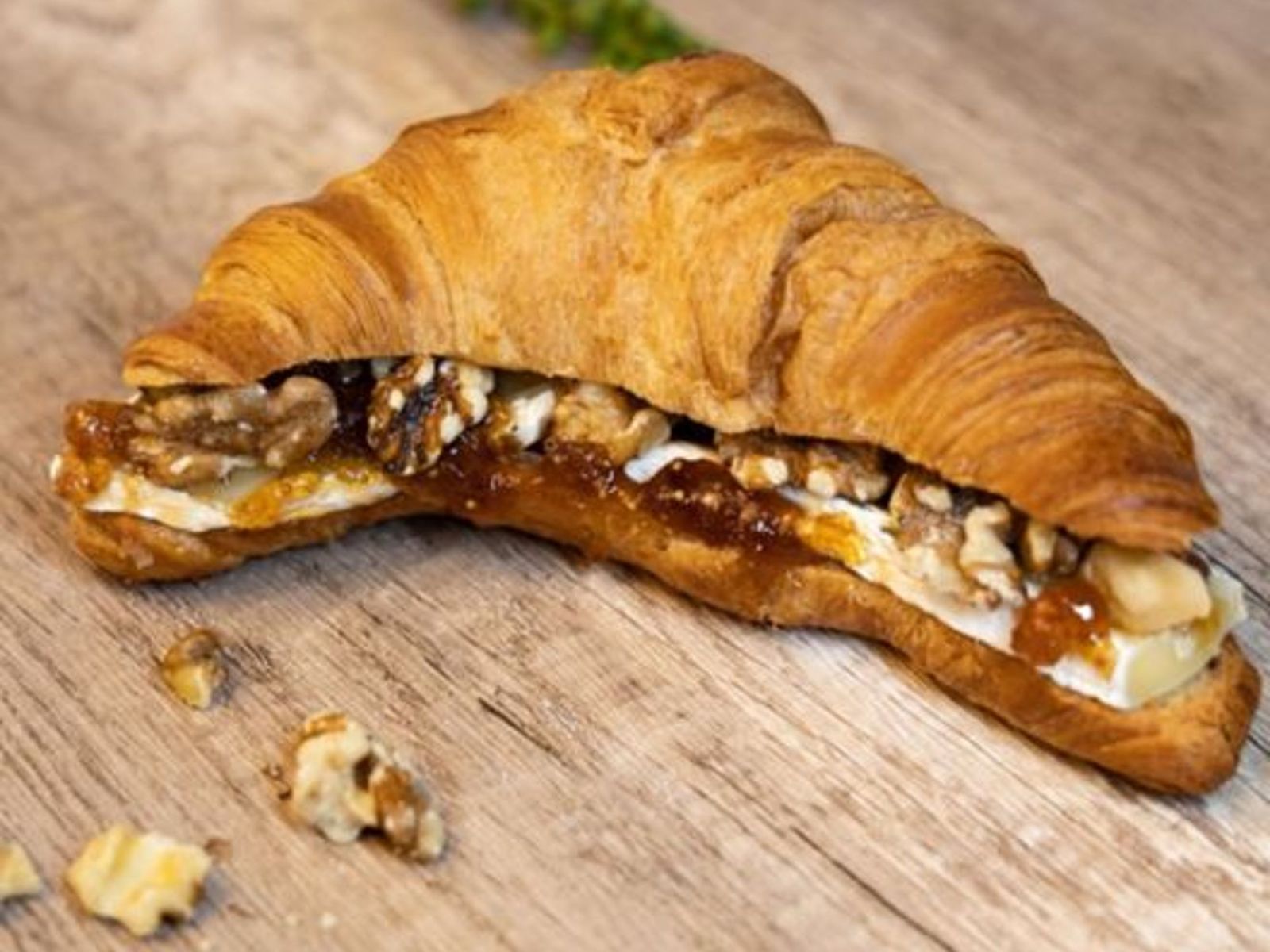 Order Walnut, Fig & Brie Croissant food online from Java Nation store, Kensington on bringmethat.com