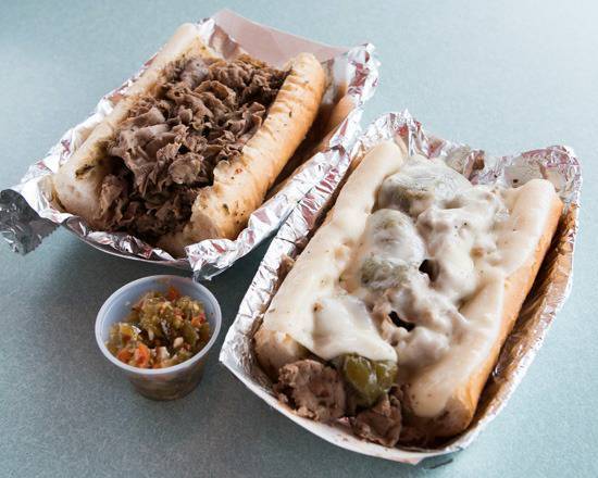 Order Italian Beef Sandwich food online from Mr. Beef & Pizza store, Chicago on bringmethat.com