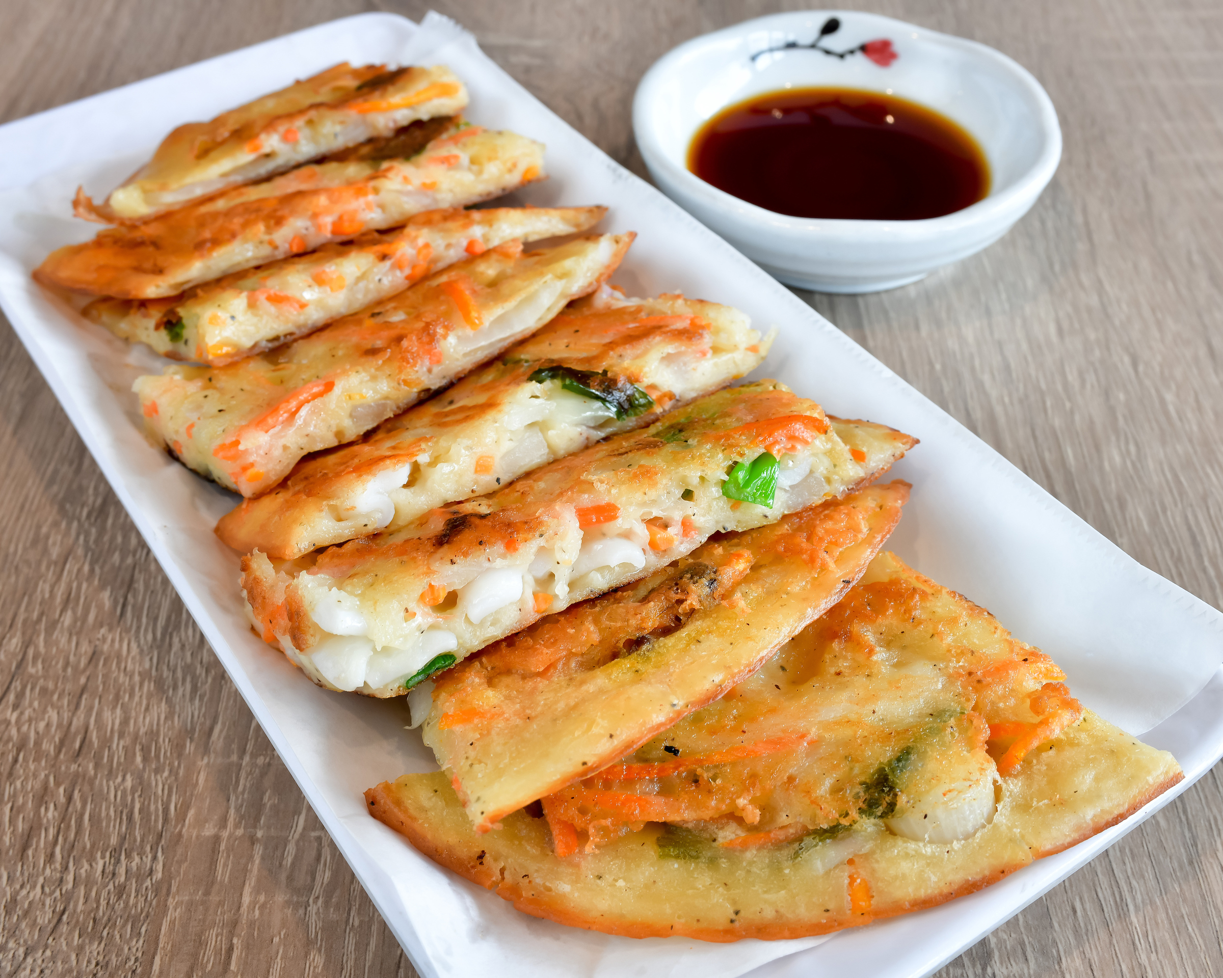 Order Vegetable Pancake food online from Spoon Korean Bistro store, Fremont on bringmethat.com