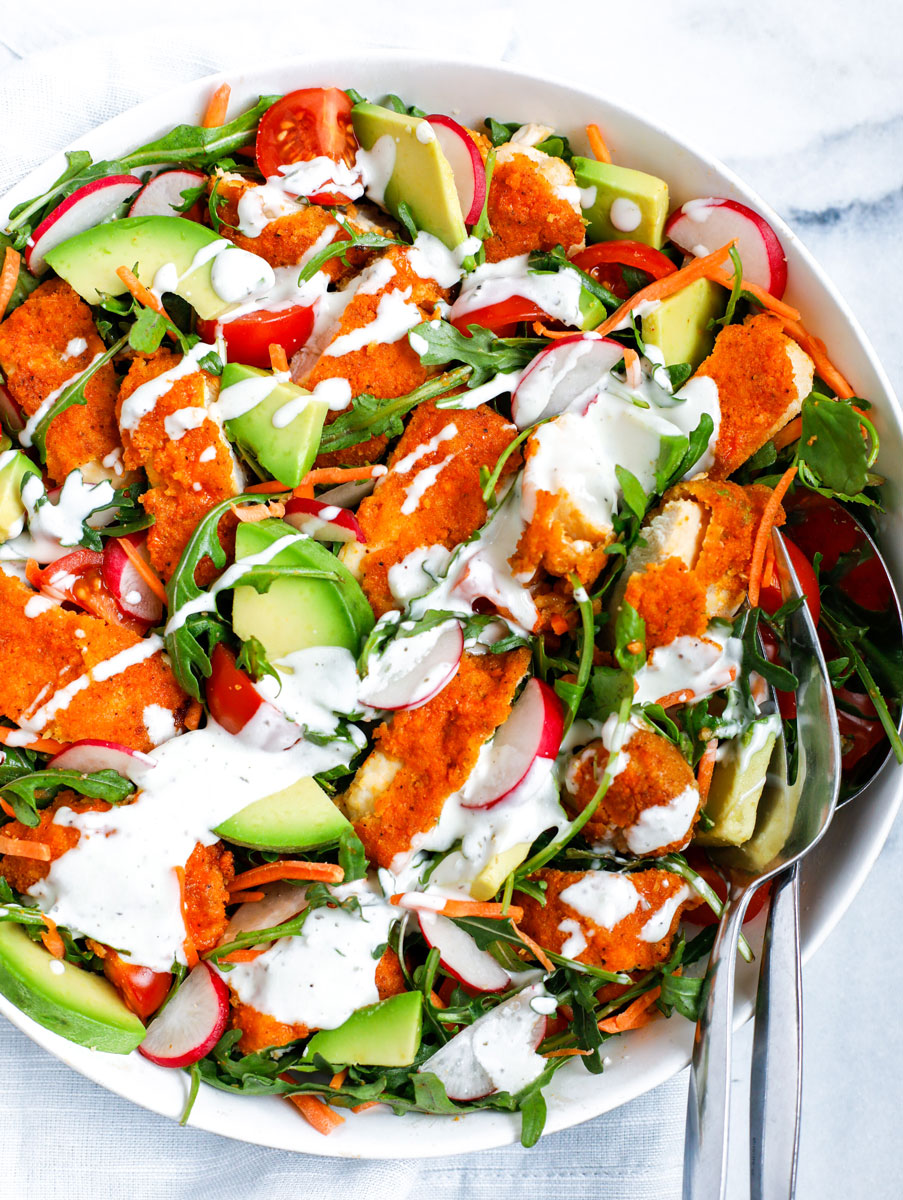 Order Buffalo Chicken Salad food online from Pizzaroni store, Albany on bringmethat.com