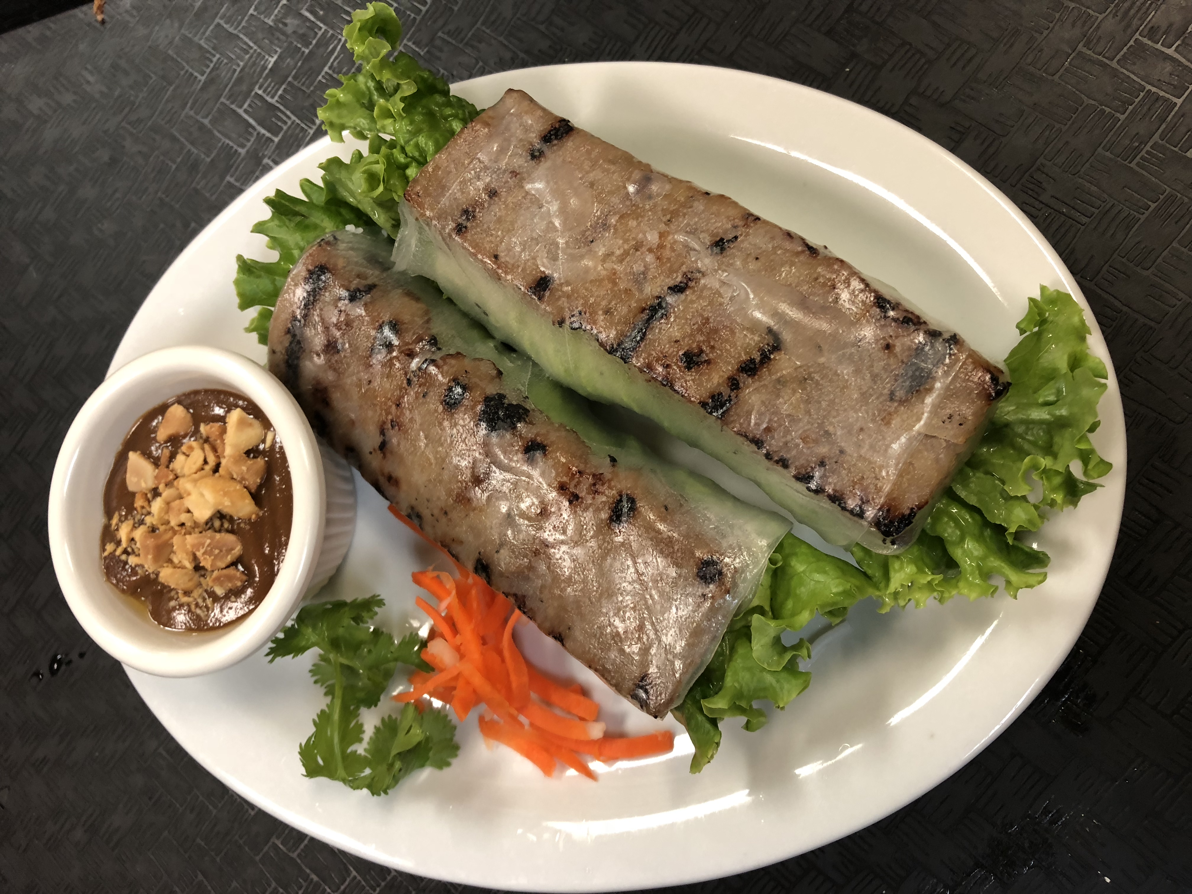 Order 4. Grilled Pork Roll (Goi Cuon Thit Nuong) food online from Saigon House store, San Leandro on bringmethat.com