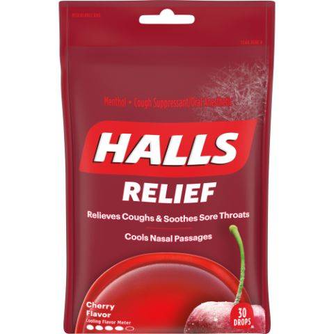 Order Halls Cherry Bag 30 Count food online from 7-Eleven store, Lakewood on bringmethat.com