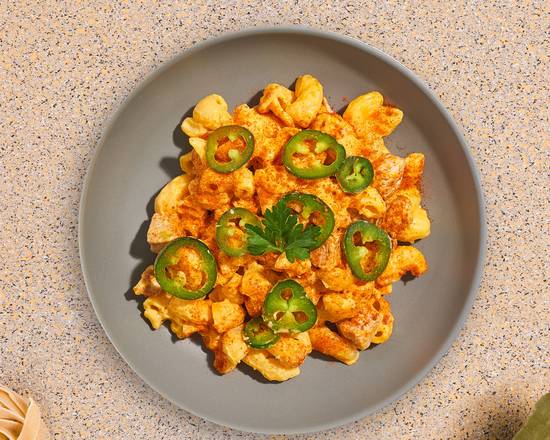 Order Flared Up Chicken Mac food online from Baby Cheese Don't Go store, San Diego on bringmethat.com