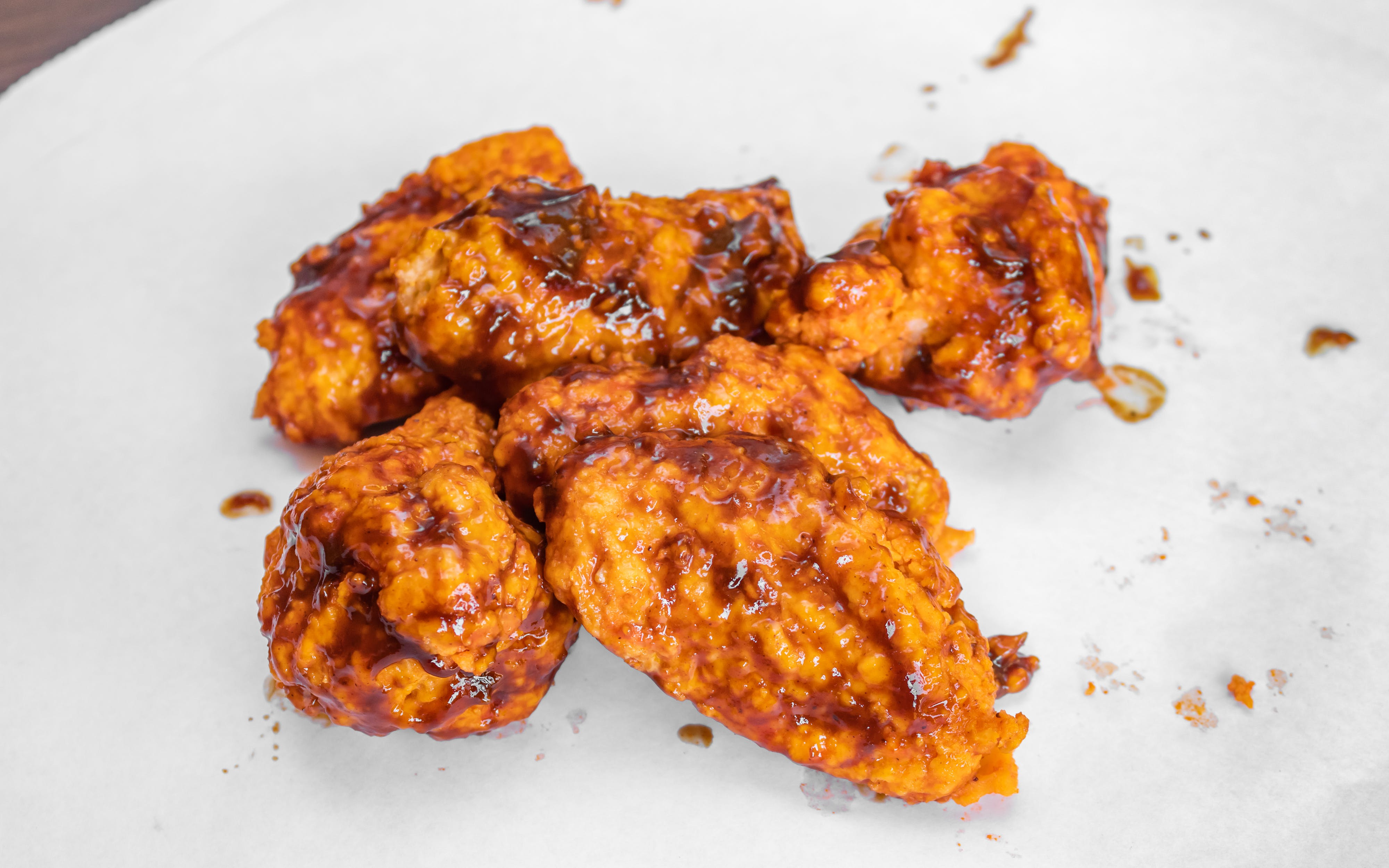 Order BBQ Wings food online from Purple pepper pizza store, Oakland on bringmethat.com