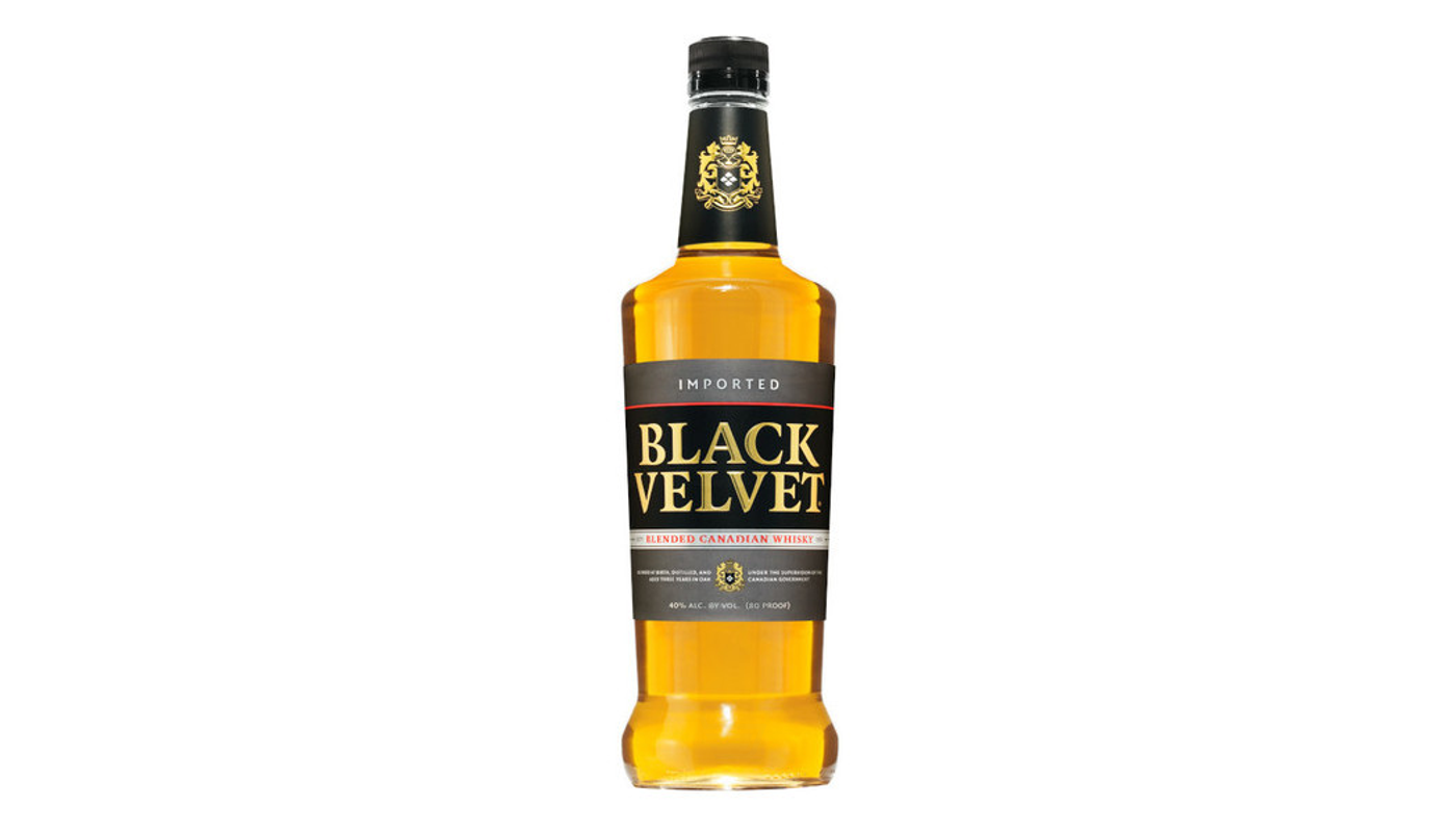Order Black Velvet Blended Canadian Whisky 1.75L food online from Spikes Bottle Shop store, Chico on bringmethat.com