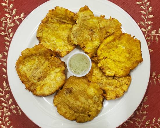 Order Tostones (Fried Green Plantains) food online from Latín American Restaurant store, Hialeah Gardens on bringmethat.com