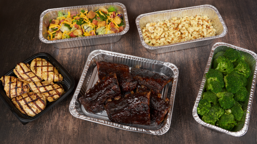 Order BBQ Ribs and Chicken Family Pack Large food online from Saltgrass Steak House store, Arlington on bringmethat.com