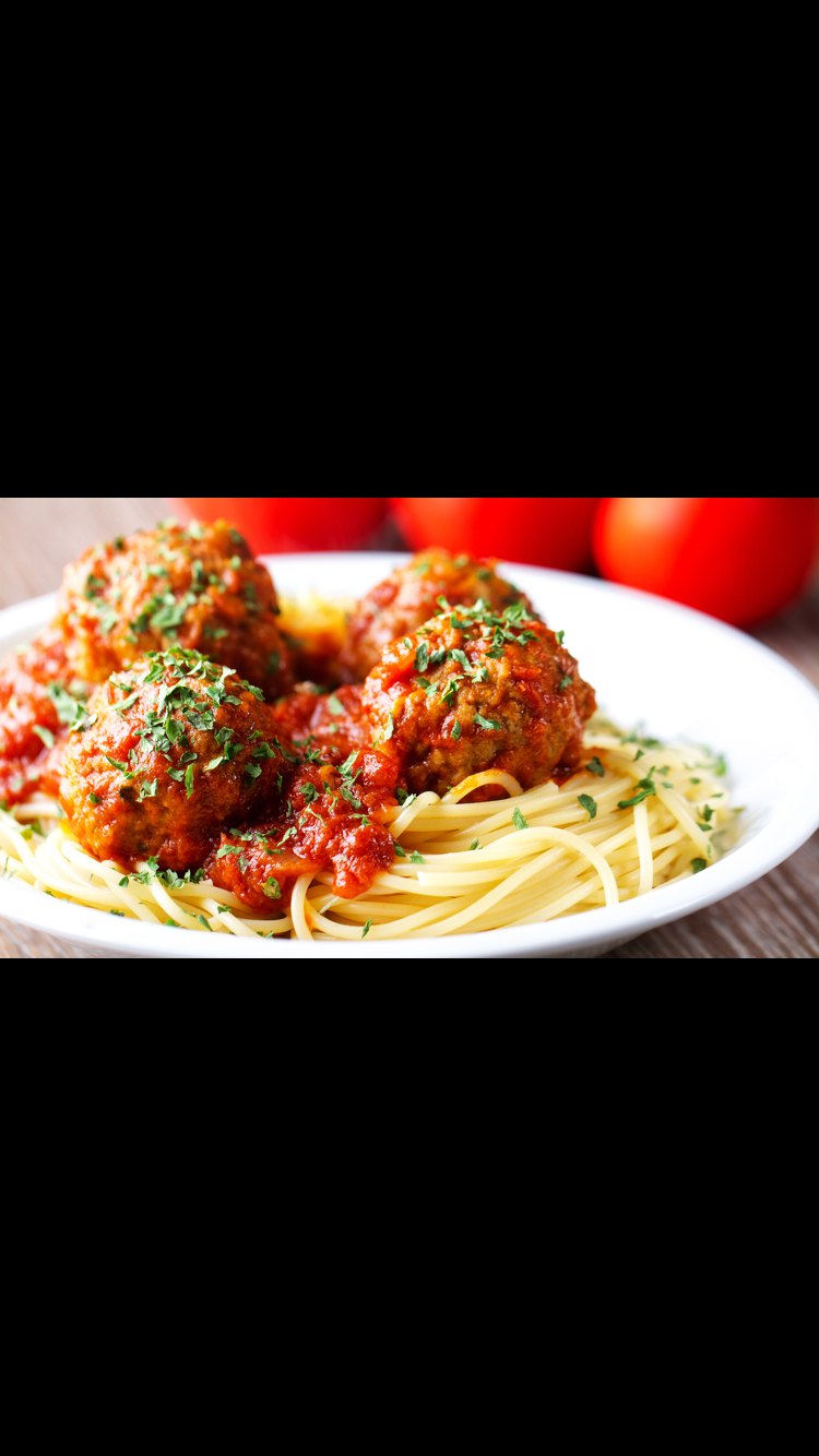 Order Spaghetti and Meatballs food online from Prospero Pizza store, New Castle on bringmethat.com