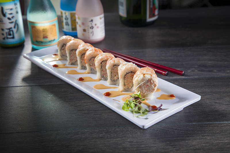 Order F4. Ichinisanshi Roll food online from Sake Sushi Japanese store, Montrose on bringmethat.com