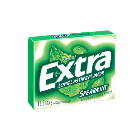 Order Extra Spearmint (15ct) food online from Checkout Food Stores #69 store, Spring on bringmethat.com