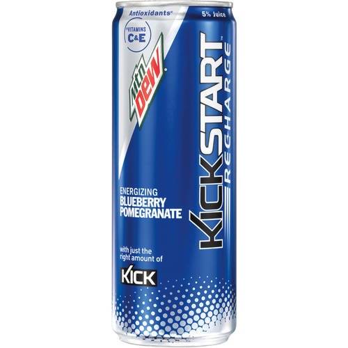Order Mountain Dew Kickstart Recharge Energizing Blueberry Pomegranate food online from Deerings Market store, Traverse City on bringmethat.com