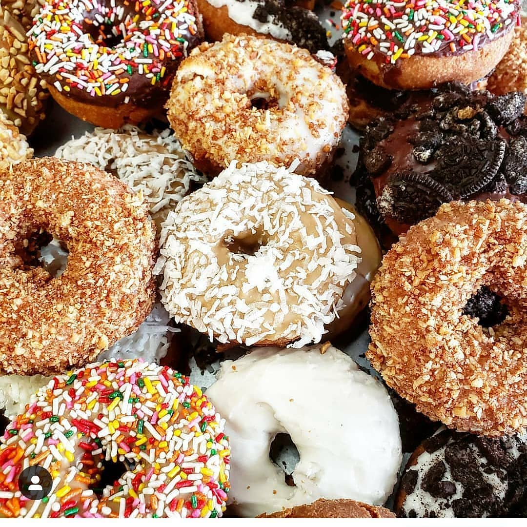 Order 1 Dozen Delicious Bakers Mixed Boxed Donuts food online from Delicious Donuts store, Portland on bringmethat.com