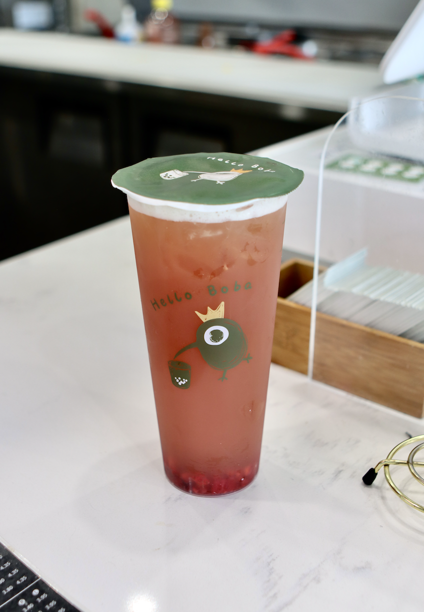 Order Pink Lychee food online from Hello Boba store, El Monte on bringmethat.com
