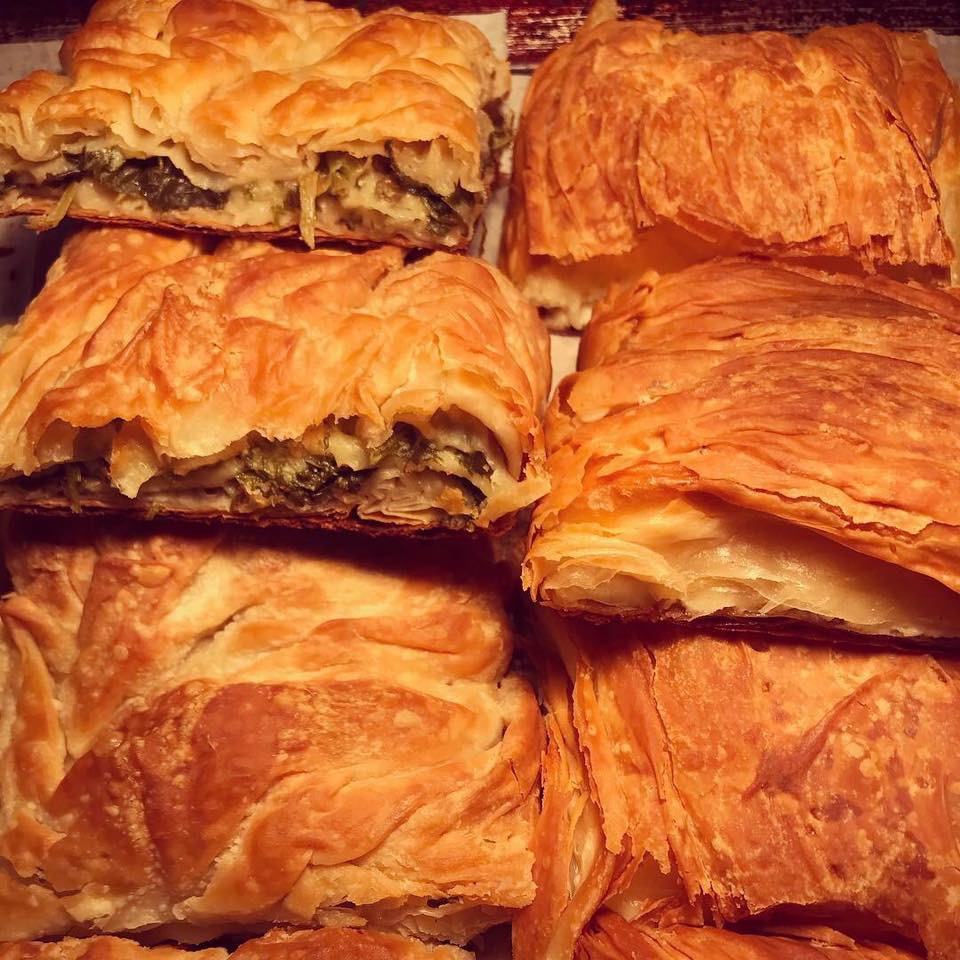 Order Spanakopita (spinach/cheese pie) Lunch food online from Salonika Imports store, Pittsburgh on bringmethat.com