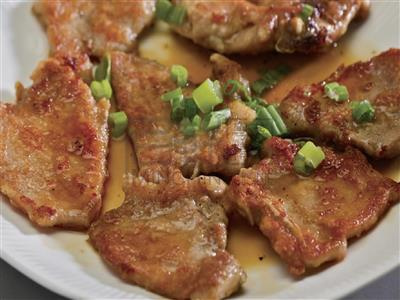 Order Pan-Fried Pork Chop food online from Minghin Cuisine - Naperville store, Naperville on bringmethat.com