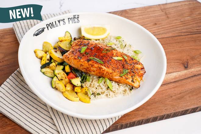 Order Grilled Norwegian Salmon food online from Polly'S Pies store, Cerritos on bringmethat.com