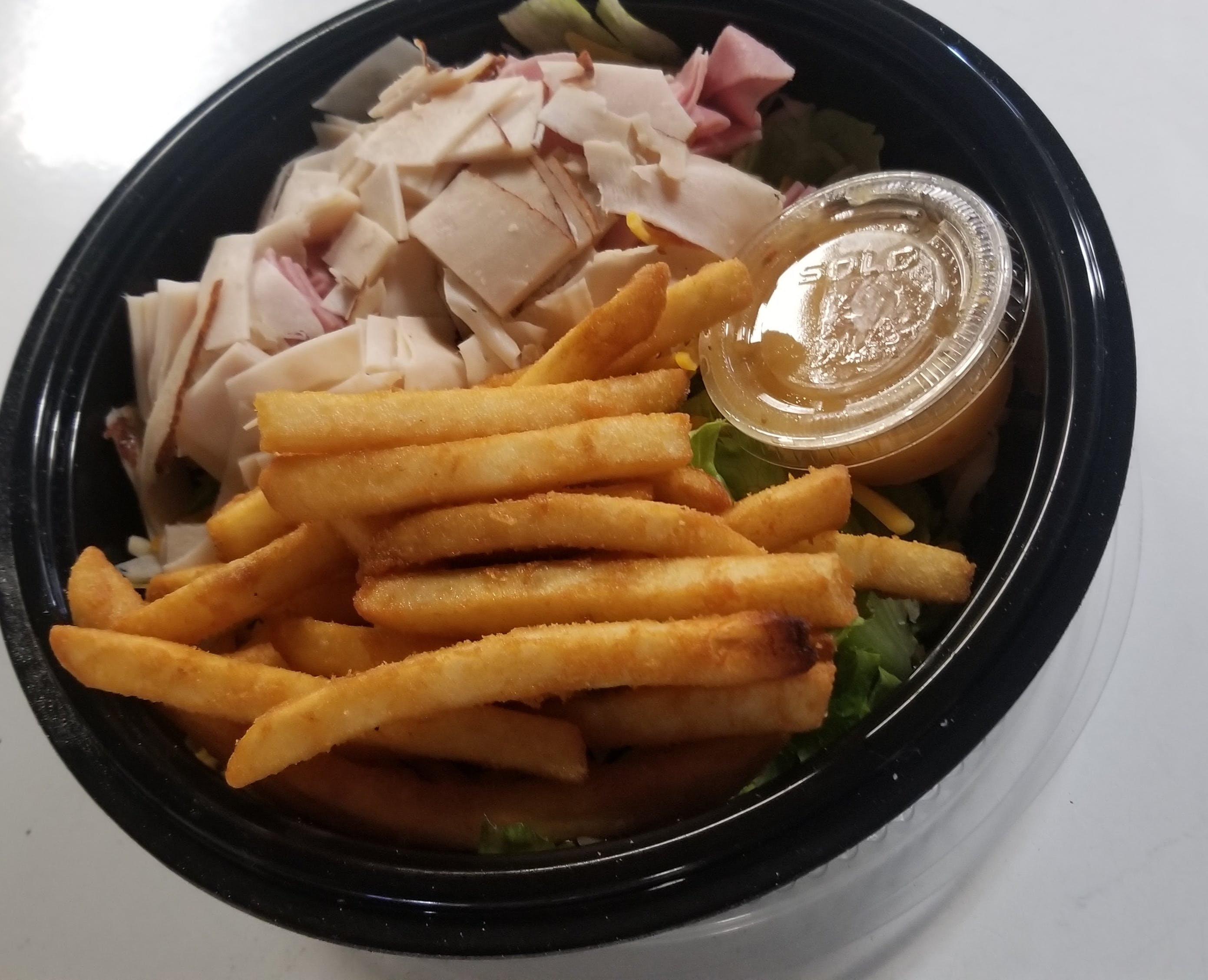 Order Chef's Salad - Salad food online from Novotny's Groceries & Pizza store, Worthington on bringmethat.com