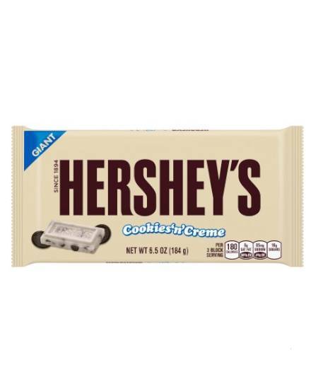 Order Hershey’s Cookies n Cream 1.55 oz food online from Ice Cream & More Anaheim store, Anaheim on bringmethat.com