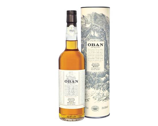 Order Oban single malt 750ml  food online from House Of Wine store, New Rochelle on bringmethat.com