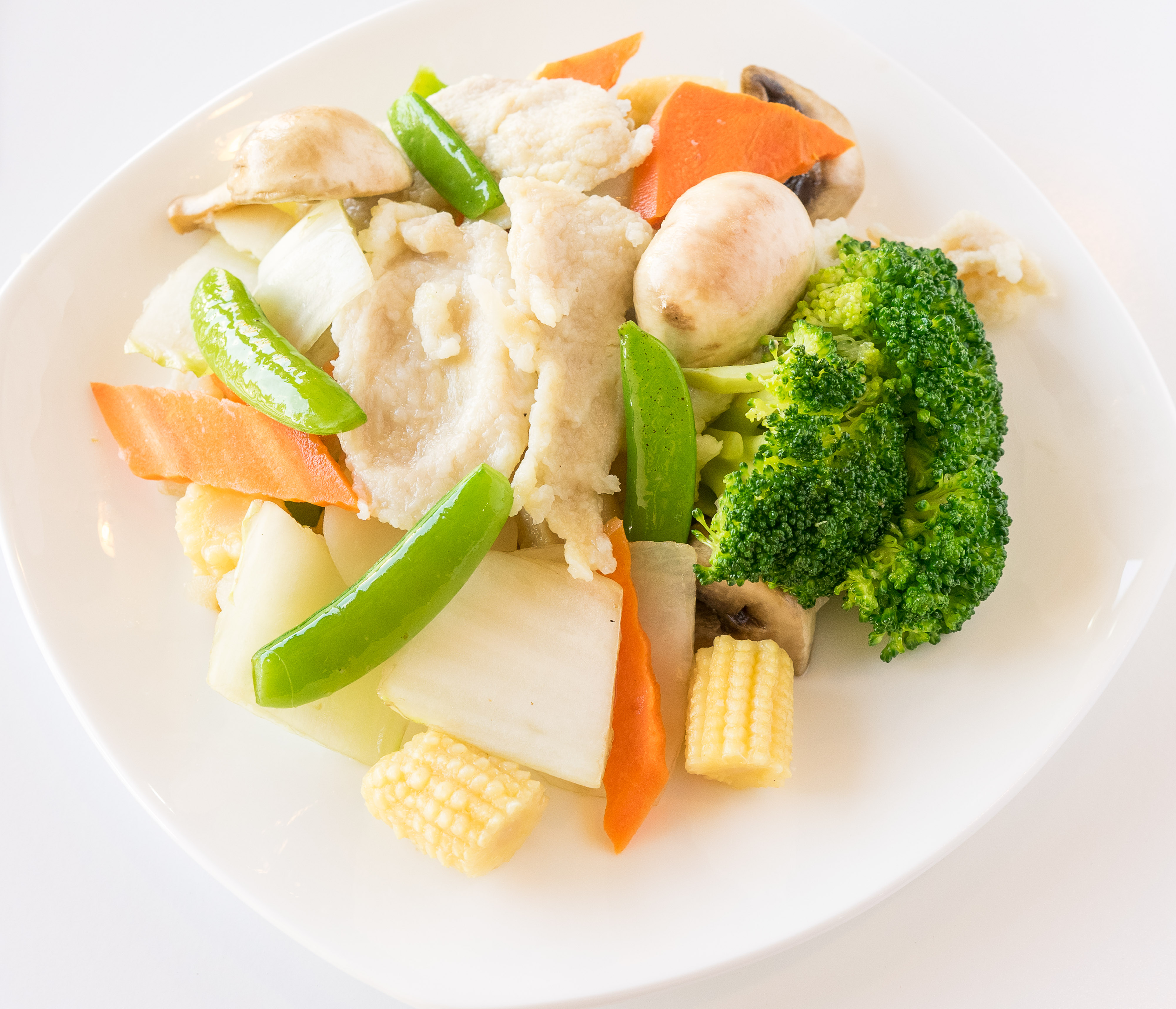 Order H3. Steamed Chicken with Vegetables food online from New Dragon store, Atlanta on bringmethat.com