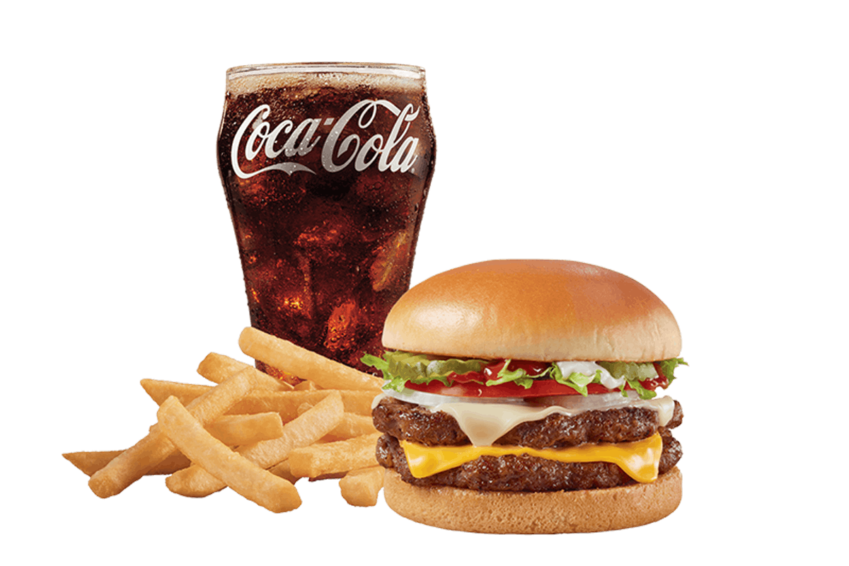 Order Two Cheese Deluxe Signature Stackburger™ Combo food online from Dairy Queen store, Clio on bringmethat.com