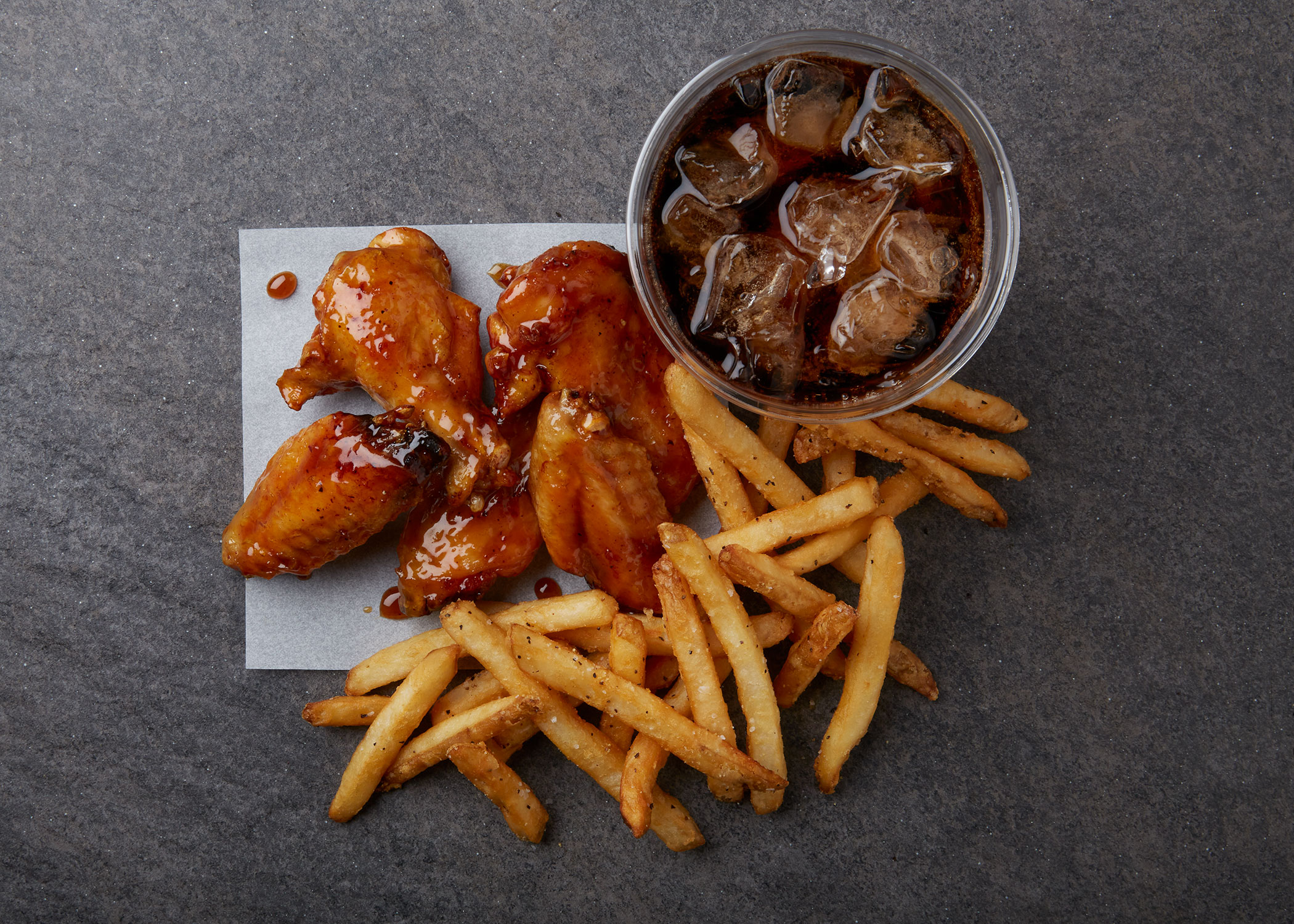 Order 5 Piece Wing Combo food online from Best Coast Wings store, Los Angeles on bringmethat.com