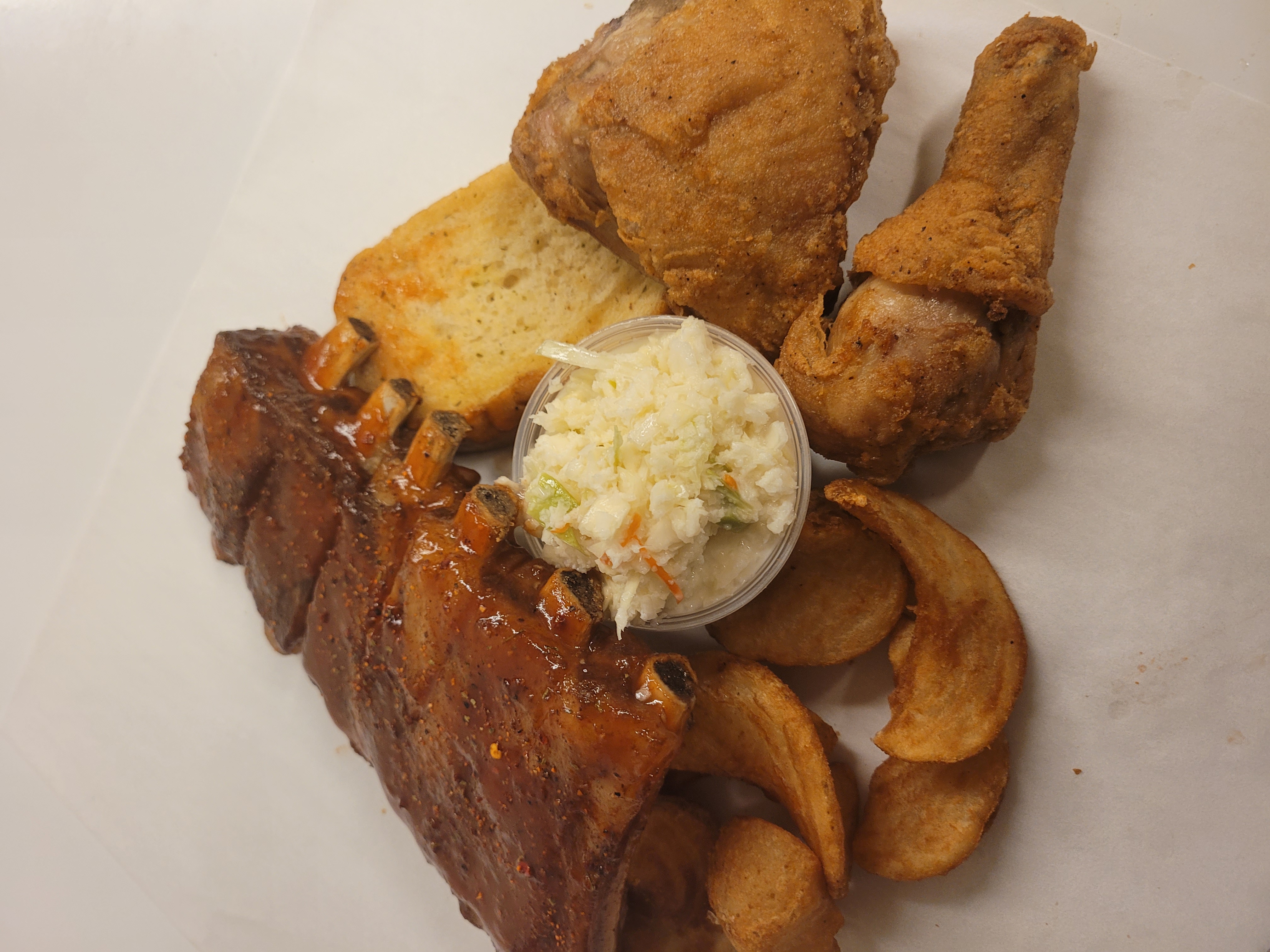 Order Rib & Chicken Combo  food online from Wicked Marys Chicken store, Ann Arbor on bringmethat.com