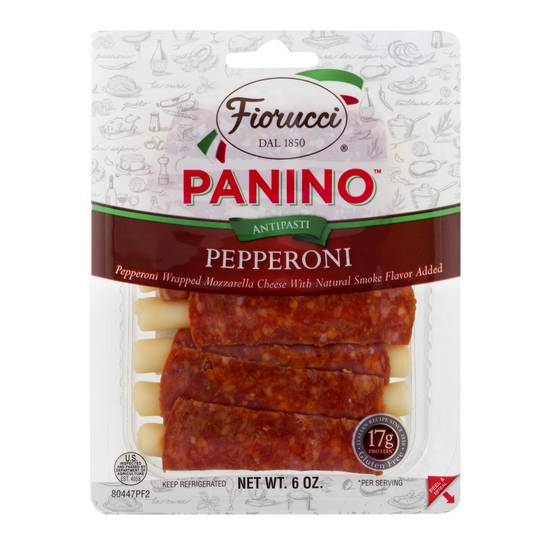 Order Fiorucci Pepperoni & Mozzarella Panino food online from Pepack Sunoco store, Peapack on bringmethat.com