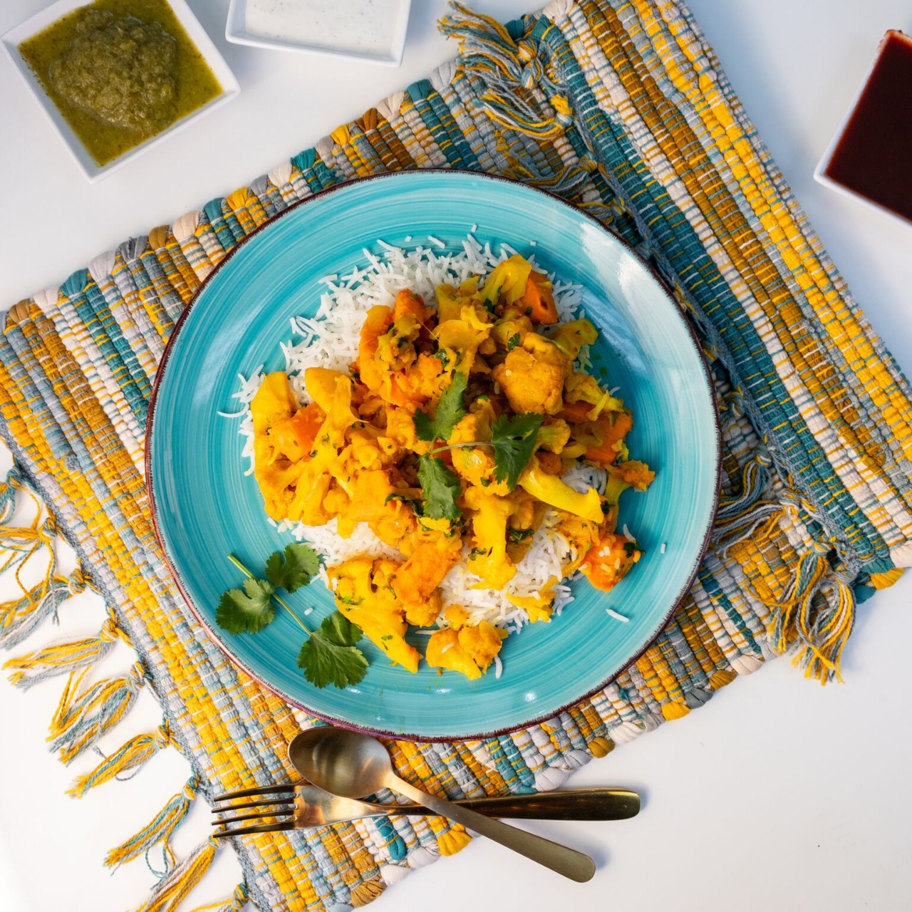 Order Aloo Gobhi Frankie Bowl food online from The Bombay Frankie Company store, Culver City on bringmethat.com